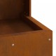 Sonata H Пожарна яма Квадратна 35x35x100 см от корозионноустойчива стомана