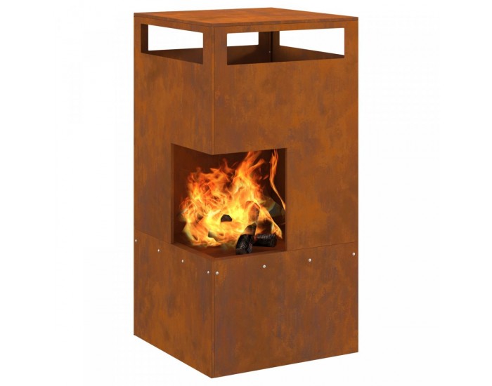 Sonata H Огнище 50x50x100 см от Weathering Steel