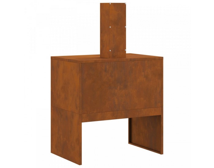 Sonata H Огнище с комин 60x40x96 см от Weathering Steel