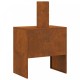 Sonata H Огнище с комин 60x40x96 см от Weathering Steel