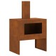Sonata H Огнище с комин 60x40x96 см от Weathering Steel