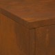 Sonata H Огнище с комин 60x40x96 см от Weathering Steel