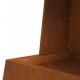 Sonata H Огнище с място за съхранение на дърва 60x35x100 см от Weathering Steel