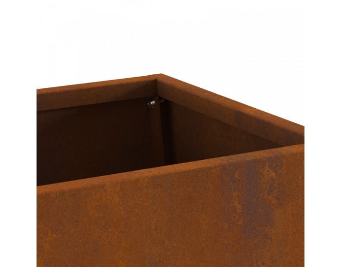 Sonata H Огнище с място за съхранение на дърва 60x35x100 см от Weathering Steel