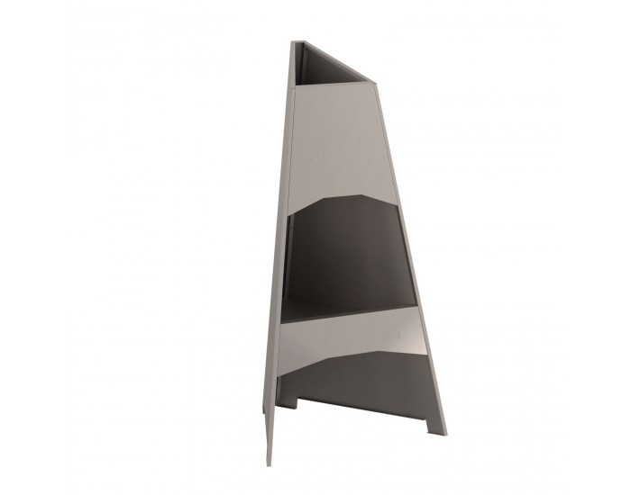 Sonata H Пиродж на огън Пирамида 50x45x95 см Износена стомана