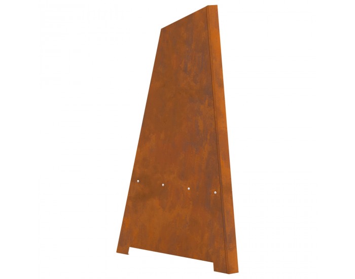 Sonata H Пиродж на огън Пирамида 50x45x95 см Износена стомана