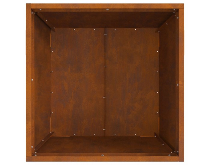Sonata H Квадратно Огнище 50x50x30 см от Обветрена Стомана