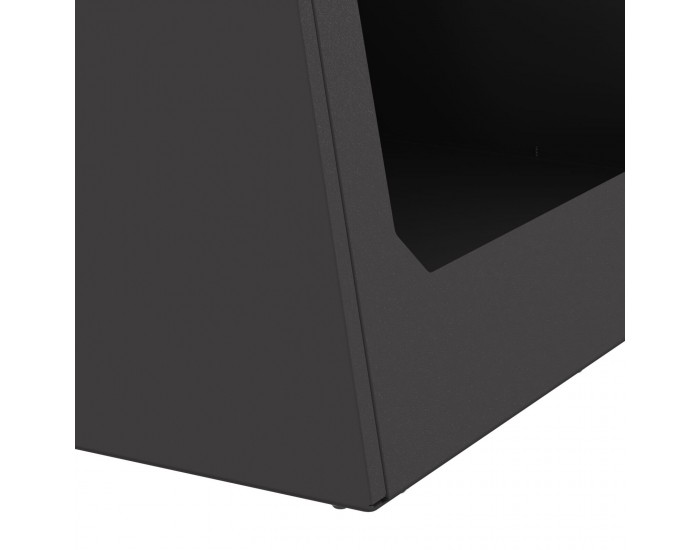 Sonata H Огнище Пирамида Черно 50x50x51 см Стомана