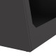 Sonata H Огнище Пирамида Черно 50x50x51 см Стомана