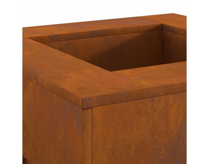 Sonata H Квадратно Огнище 60x60x30 см от Weathering Steel