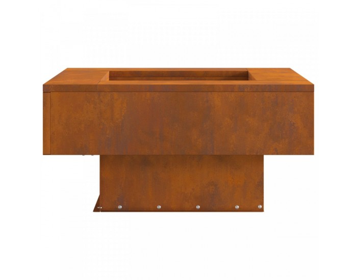 Sonata H Квадратно Огнище 60x60x30 см от Weathering Steel
