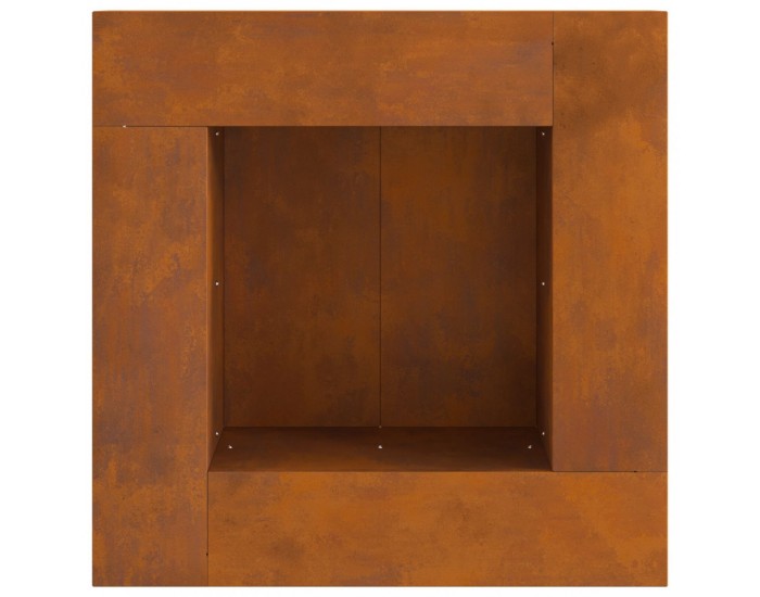 Sonata H Квадратно Огнище 60x60x30 см от Weathering Steel