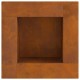 Sonata H Квадратно Огнище 60x60x30 см от Weathering Steel