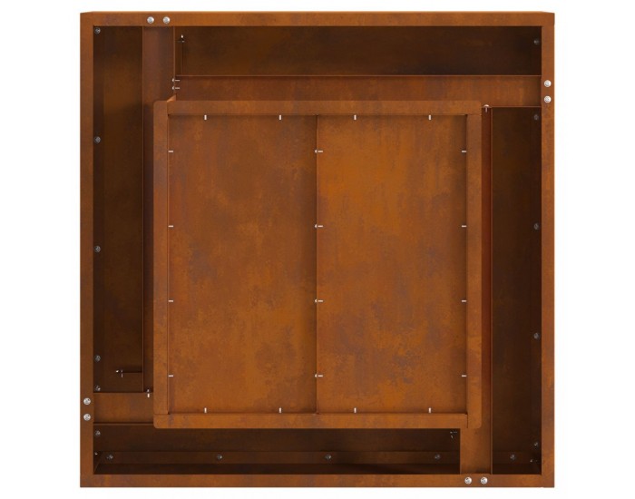 Sonata H Квадратно Огнище 60x60x30 см от Weathering Steel