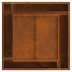 Sonata H Квадратно Огнище 60x60x30 см от Weathering Steel