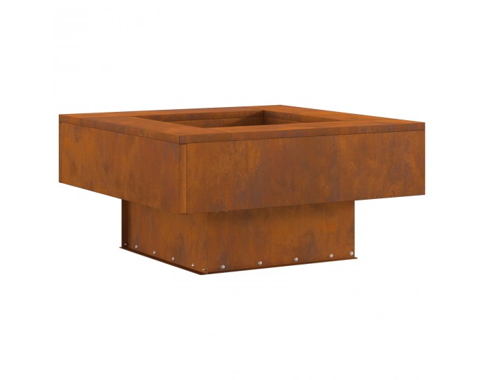 Sonata H Квадратно Огнище 60x60x30 см от Weathering Steel