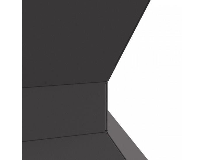 Sonata H Огнище Шестоъгълно Черно 50x50x40 см Стомана