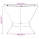 Sonata H Огнище Шестоъгълно Черно 50x50x40 см Стомана