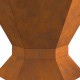 Sonata H Огнище Хексагонално 50x50x40 см От бурен стомана