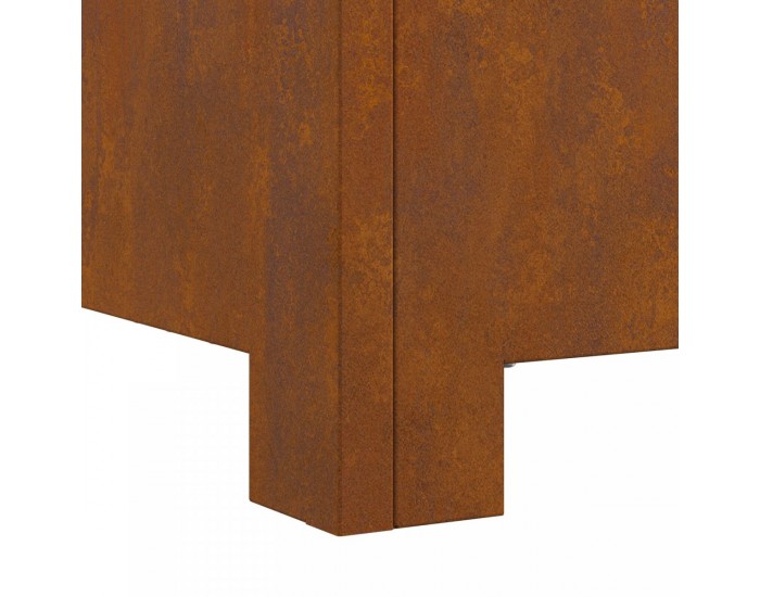 Sonata H Огнище Квадрат 60x60x30 см Отвъншна стомана