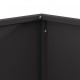 Sonata H Огнище Квадратно Черно 80x80x40 см Стомана