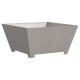 Sonata H Огнище квадрат 80x80x40 см от атмосферна стомана