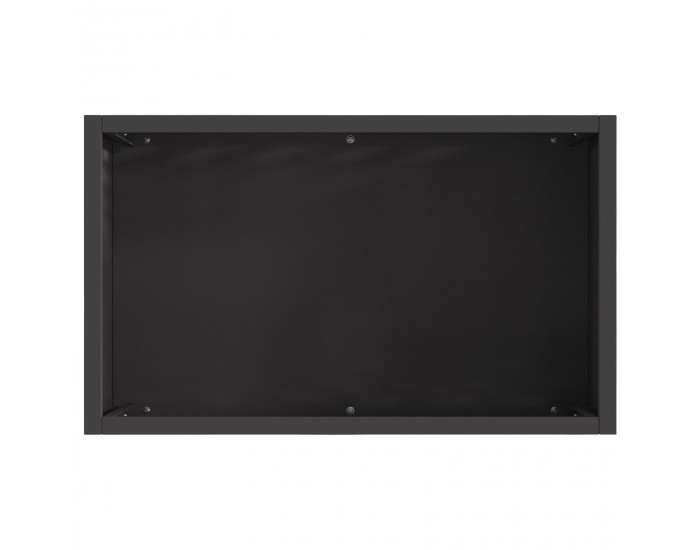Sonata H Огнище Ректорангулрно Черно 50x30x40 см Стомана