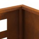 Sonata H Огнище Правоъгълно 50x30x40 см от Възрастна Стомана