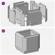 Sonata H Бездимно Огнище 58x58x51 см От Материали, Устойчиви На Времето