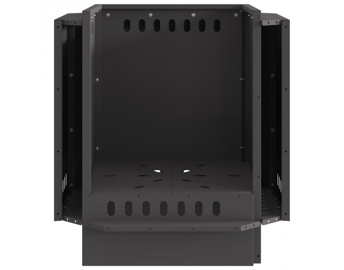 Sonata H Черно Бездимно Огнище 48x48x51 см от стомана