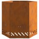 Sonata H Бездимно Огнище Шестоъгълно 48x48x51 см От Корутирана Стомана