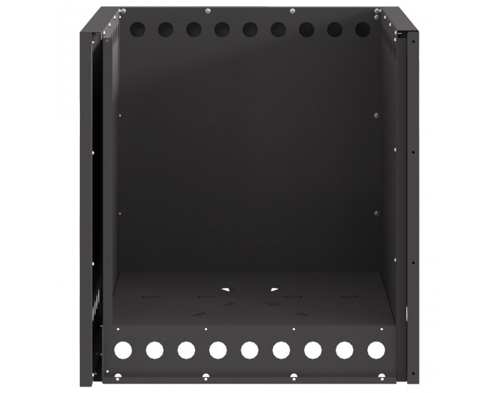 Sonata H Бездимна Огнища Квадратна Черна 48x48x50 см Стомана