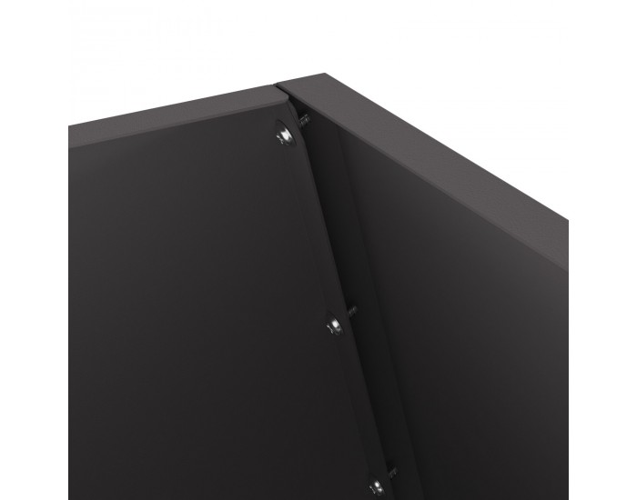 Sonata H Черно Огнище 50x50x100 см от Стомана