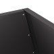 Sonata H Черно Огнище 50x50x100 см от Стомана