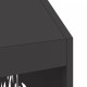 Sonata H Огнище Черно 50x50x100 см Стомана