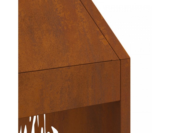 Sonata H Огнище 50x50x100 см от стара стомана