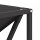 Sonata H Огнище Квадратно Черно 50x50x35 см Стомана
