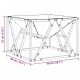 Sonata H Огнище Квадратно Черно 50x50x35 см Стомана