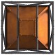 Sonata H Огнище Квадратно 50x50x35 см от Обветрена Стомана