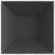 Sonata H Огнище Квадратно Черно 80x80x40 см Стомана