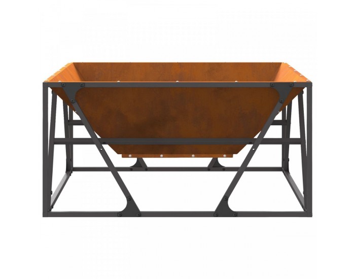 Sonata H Огнище Квадратно 80x80x40 см от Стомана