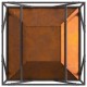 Sonata H Огнище Квадратно 80x80x40 см от Стомана