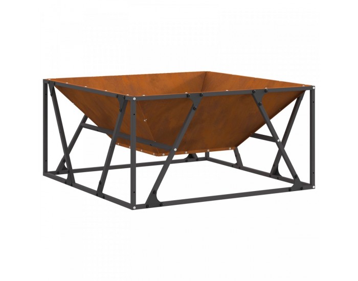 Sonata H Огнище Квадратно 80x80x40 см от Стомана
