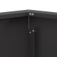 Sonata H Огнище Хексагонално Черно 75x75x28 см Стомана