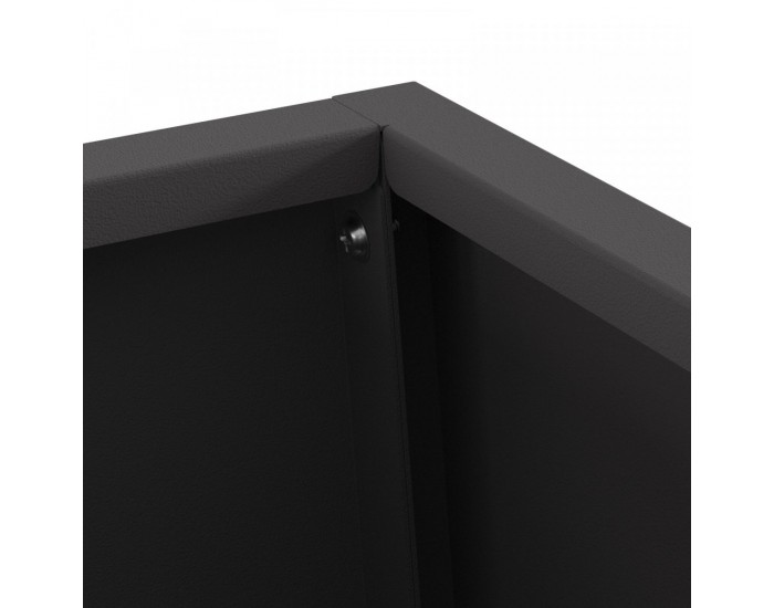Sonata H Огнище Черно 50x35x100 см Стомана