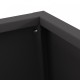 Sonata H Огнище Черно 50x35x100 см Стомана