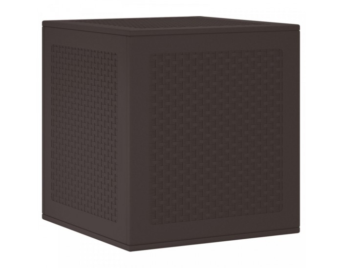 Sonata H Сандък за съхранение в градината Кафяв 55x53x57 см PP