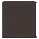 Sonata H Сандък за съхранение в градината Кафяв 55x53x57 см PP
