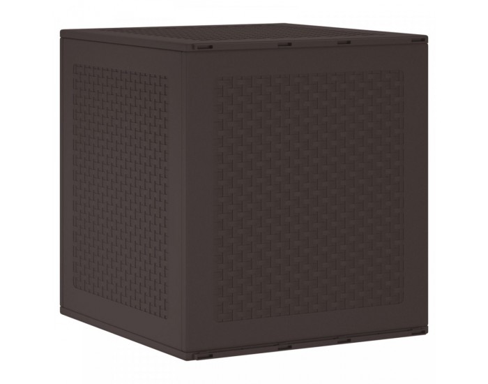 Sonata H Сандък за съхранение в градината Кафяв 55x53x57 см PP