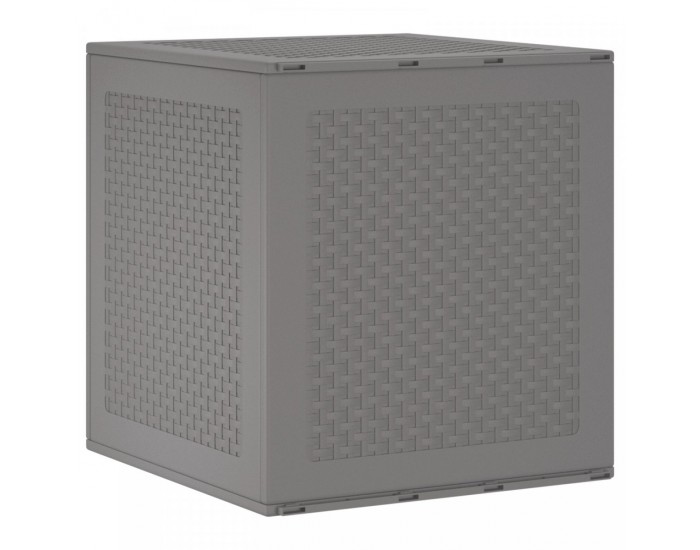 Sonata H Кутия за съхранение в градината Светлосиво 55x53x57 см